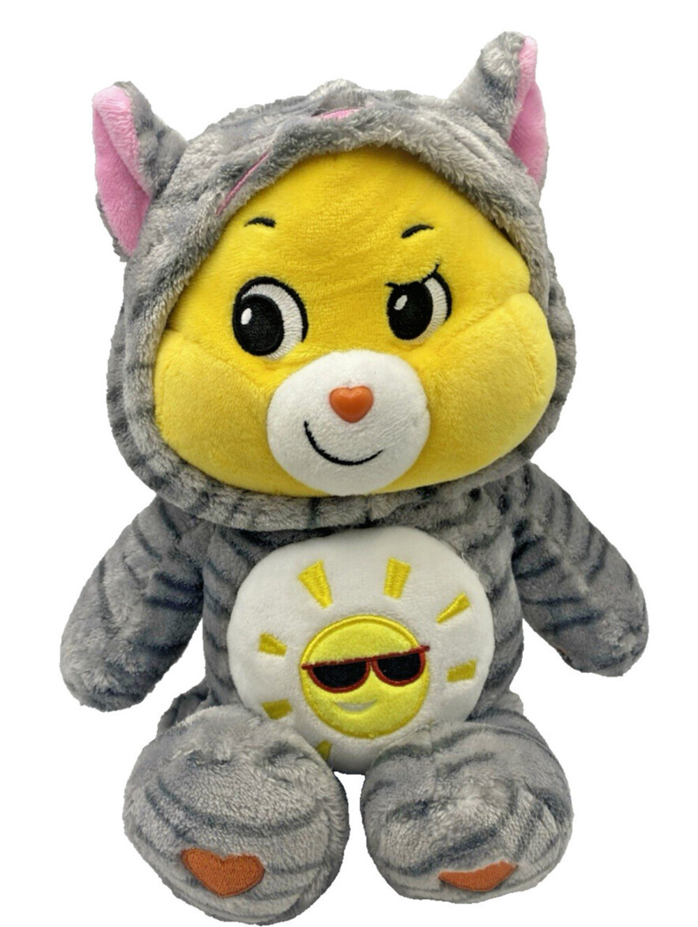 Care Bears Funshine Bear Cat Costume Plush 2021 Basic Fun Stuffed Animal